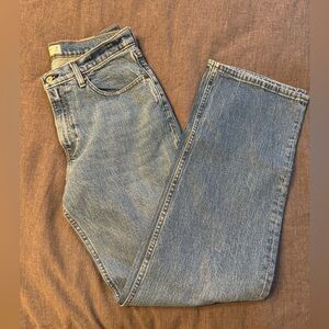 Abercrombie Mid Rise Baggy Jean